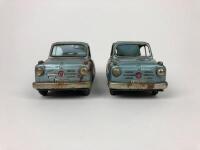 FIAT 600: Two Bandai Fiat 600 friction driven tin toys - 3