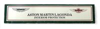 ASTON MARTIN: Aston Martin "INTERIOR PROTECTION" Card 70x15cm.
