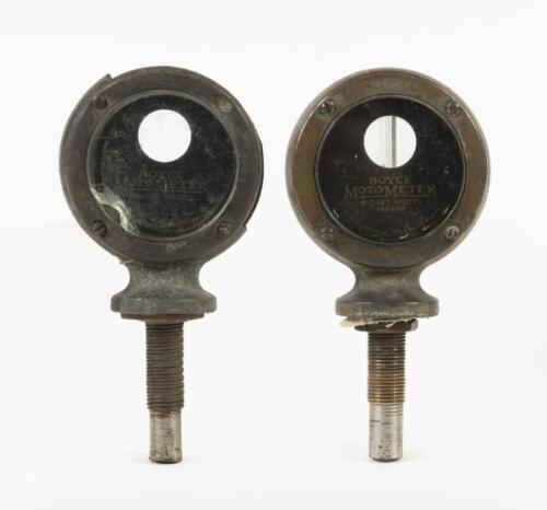 BOYCE MOTOMETER: Two circa 1920s Boyce MotoMeter, radiator gauges, each 10cm high