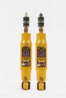 SPAX SHOCKERS: A pair of 'SPAX' Gas Adjustable shock absorbers, closed 27cm open 39cm