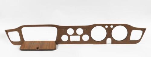 TR4A: A TR4A wooden dashboard panel in very good condition, veneered but not lacquered
