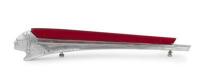 PONTIAC: An original late 1940s Pontiac Indian Chief bonnet ornament [P/N 508615] with fitted red lens