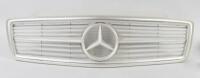 MERCEDES BENZ: A Mercedes Benz 190E Cosworth model grille made by Zender, in a silvery pearl finish