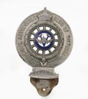RACV: A Royal Automobile Club of Victoria (RACV) member's hood ornament badge, member number '16826'&nbsp;engraved to base - 2