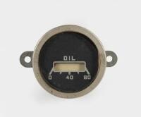 OIL GAUGE: A possible circa 1950s oil gauge, 5.5cm in diameter overall