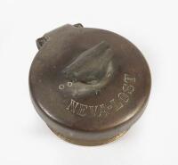 RADIATOR CAP: A brass, possibly circa 1920s, Neva-Lost radiator locking cap, 5cm in diameter of threaded section