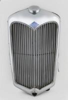 RILEY: A possible late 1940s Riley chrome grille, thought to be possibly from an RMB 2.5 Litre model