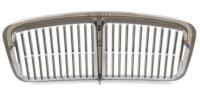 JAGUAR: An early to mid 1980s Jaguar XJ6&nbsp;chrome grille [P/N BAC 1575], centre garnish vent with emblem is missing, one minor dent - 2