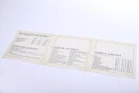 ASTON MARTIN DB6/DBS: Price List 1969 [Location: Sydney] - 2