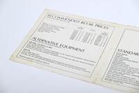 ASTON MARTIN DB6/DBS: Price List 1969 [Location: Sydney] - 3