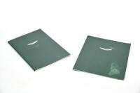 ASTON MARTIN GUIDE: A pair of factory issued publications by Dr Ulrich Bez including a guide to Aston Martin models and the 2000 Collection [Location: Sydney]