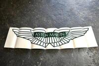 ASTON MARTIN: Large stick-on Aston Martin wings, 1200mm x 300mm [Location: Sydney]