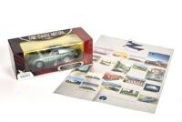 DB4 ZAGATO: A 1:18 die cast scale model of the 1961 Aston Martin DB4 GT Zagato by Yatming, in original box [Location: Sydney]