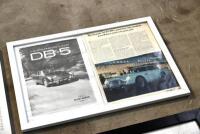 ASTON MARTIN: Four framed sets of b/w photocopied advertising posters from The Autocar and Motor [Location: Sydney] - 6