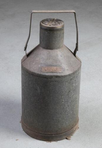 AMPOL: A circa late 1930s four gallon Ampol oil drum, 50cm high
