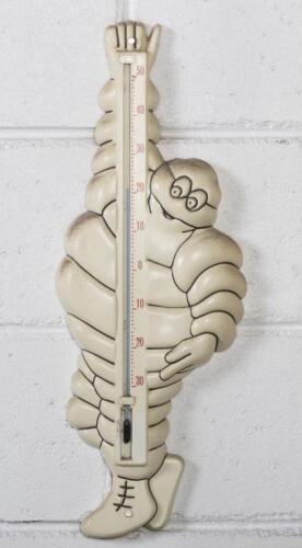 MICHELIN: A circa 1970s plastic Bibendum form thermometer, 46cm high