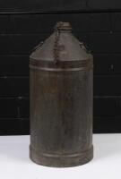 PEM MOTOR OIL: A exceptionaly rare&nbsp;approx. 6 Gallon "Pem" motor oil drum&nbsp;with original paper label - 2