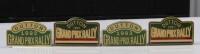 DUTTON GRAND PRIX RALLY: Four 'Australian Grand Prix Rally'&nbsp;brass badges, two 1991 and two 1993..