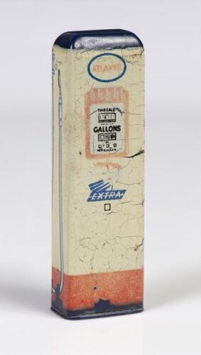 ATLANTIC: A rare, circa 1950s, Atlantic Petroleum fuel bowser cigarette lighter, on reverse&nbsp; 'JACK BILTON - 154 Williamstown Rd Footscray - MW2700'