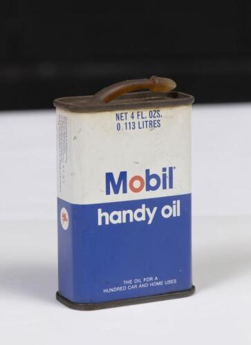 MOBIL: A c1980s Australian four fluid ounces Mobil Handy Oil tin&nbsp;