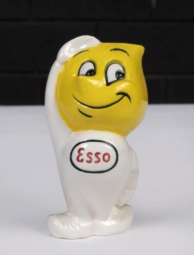 ESSO: A reproduced ceramic Esso 'Oil Drip Man' statue, 12cm high