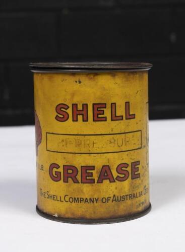 SHELL: An early Shell Company of Australia 'HI-PRESSURE' 1 lb. Grease tin