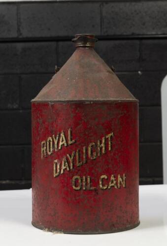 ROYAL DAYLIGHT: A Royal Daylight Oil Can, possibly 1930s, 39cm high