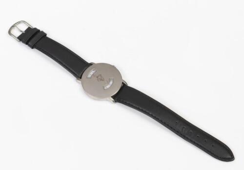 MICHELIN: A modern French 'Lexon' wristwatch with running Bibendum&nbsp;stamped to centre