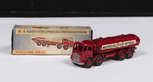 ESSO: An excellent original boxed Morestone Series No.1 Foden Petrol Tanker in Esso Motor Oil/Petrol livery