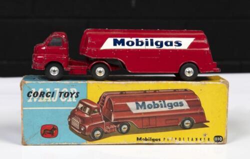 CORGI: A Corgi Toys, Mobilgas petrol tanker (No.1110), made in Great Britain, in original box