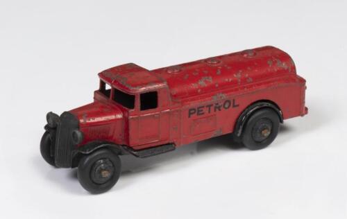 DINKY: A Dinky Toys, pre-war petrol tanker, made in England by Meccano Ltd.