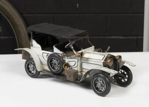 ROLLS-ROYCE: A modern tin Rolls-Royce model, possibly a Silver Ghost, 40cm long