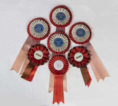 ROSETTES: A group of seven rosette awards mostly from the Rolls-Royce Owners Club of Australia