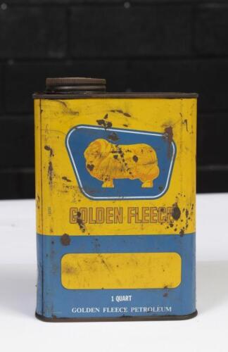 GOLDEN FLEECE: A Golden Fleece one quart 'Golden Fleece' petrol can