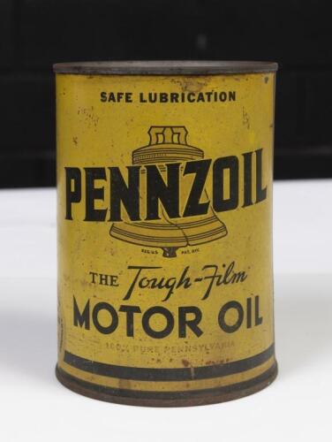 PENNZOIL: A Pennzoil, one US quart, Motor Oil can