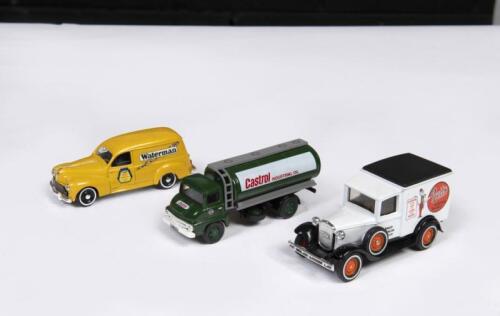 MODELS: A group of three small scale&nbsp;commercial vehicle models
