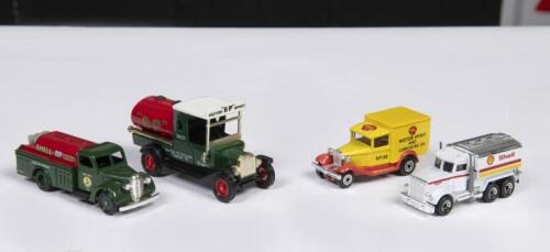 MODELS: A group of four small scale commercial vehicle models
