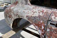 ASTON MARTIN DB2/4: A partial bodyshell, with hatchback and rear window glass plus some additional body parts [Location: Sydney] - 2