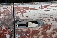ASTON MARTIN DB2/4: A partial bodyshell, with hatchback and rear window glass plus some additional body parts [Location: Sydney] - 3
