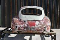 ASTON MARTIN DB2/4: A partial bodyshell, with hatchback and rear window glass plus some additional body parts [Location: Sydney] - 29
