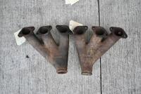 DB2/4: A pair of exhaust manifolds to suit a DB2/4 Mk 1 [Location: Sydney]