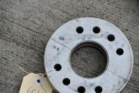 DB2/4: Three aluminium main bearing housing&nbsp;"cheeses" by Rex Woodgate in good condition [Location: Sydney] - 7