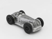 GAIETY TOY: A Gaiety Toy, Castle Art, made in Birmingham, vintage, two persons, racing car model, 10.5cm long