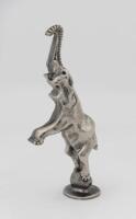 BUGATTI: A Bugatti solid metal 'Royale Elephant' mascot, 17cm high
