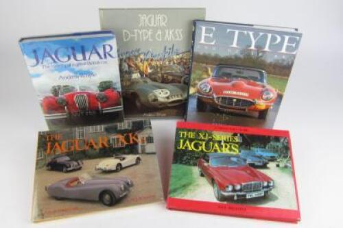 JAGUAR: Collection of Jaguar books. One with Sir William Lyons signature.