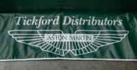 UMBRELLA: A large Shelta Umbrellas 'Tickford Distributors - Aston Martin' umbrella, measures approx 2.3 meters in diameter - 4