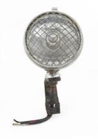 LUCAS: A Lucas SFT576 fog/driving light with clear lens and chrome backing, also has lens cover, lens approx 15cm in diameter