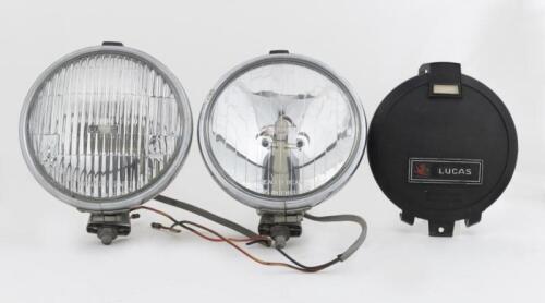 LUCAS: A pair of Lucas FT/LR14 sealed beam fog/driving lights