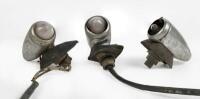 LUCAS: A group of three Lucas 1130 chrome torpedo wing lights