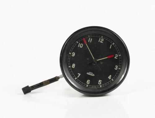JAEGER: A circa late 1940s Jaeger clock, thought to suit a Rover 75, lens diameter 9cm